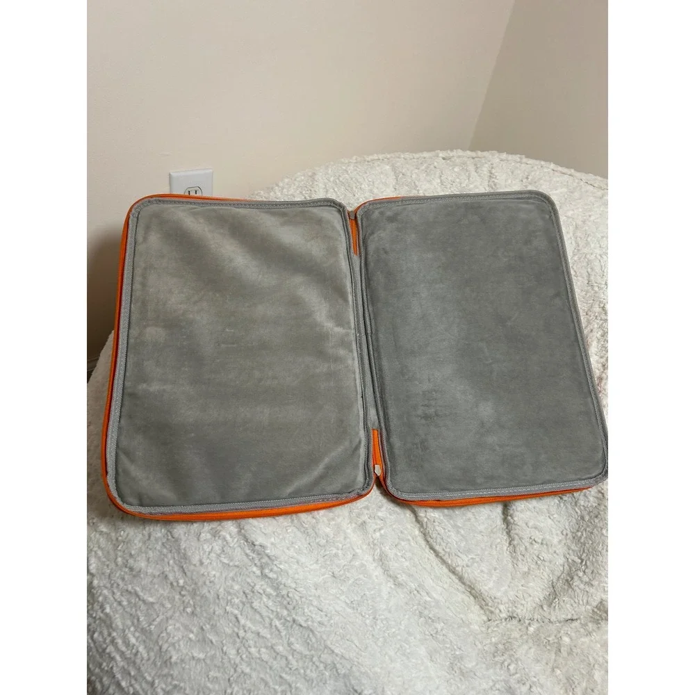 ProCase Laptop Sleeve‎ Case Pouch Gray Orange Handle Zipper Closure